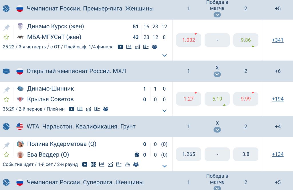 Live события — текущие матчи с обновляемыми коэффициентами и статистикой для Казахстана